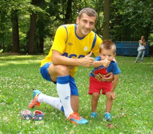 Admir Ljevakovič se synem Makem